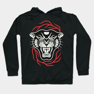 Panther on fire Hoodie